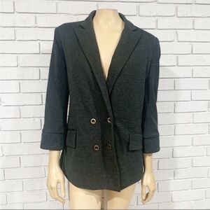 Cartonnier Women’s Gray Double Breasted Blazer